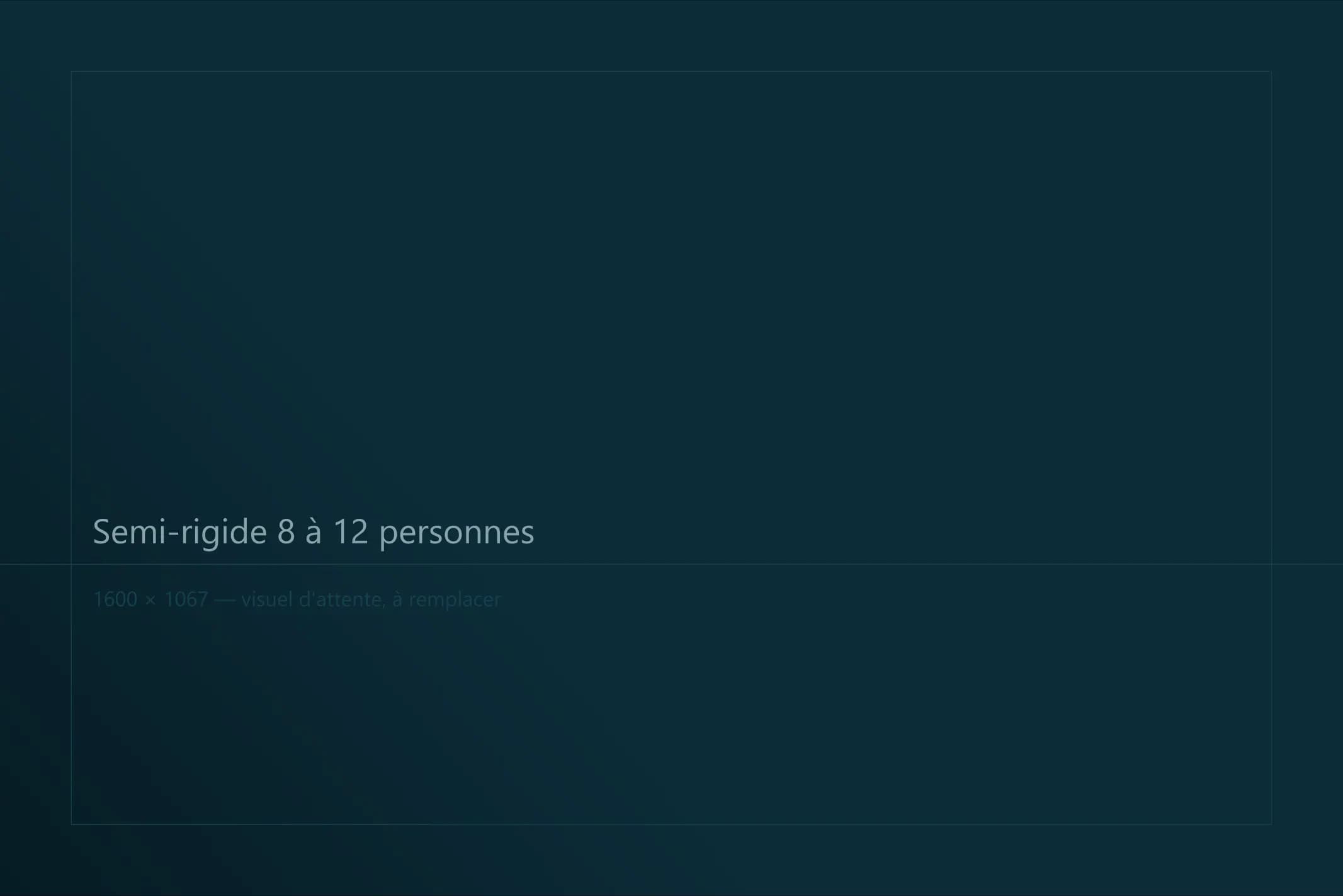 Semi-rigide 8 à 12 personnes